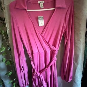 Rue21 Pink Wrap Dress